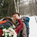 Mount Major, New Hampshire Winter Elopement