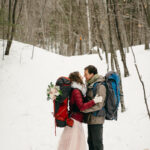 Mount Major, New Hampshire Winter Elopement