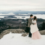 Mount Major, New Hampshire Winter Elopement