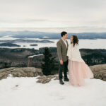 Mount Major, New Hampshire Winter Elopement