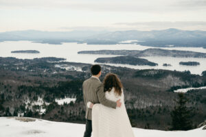 Mount Major, New Hampshire Winter Elopement