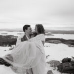 Mount Major, New Hampshire Winter Elopement