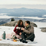 Mount Major, New Hampshire Winter Elopement