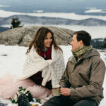 Mount Major, New Hampshire Winter Elopement