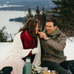 Mount Major, New Hampshire Winter Elopement