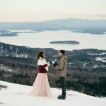 Mount Major, New Hampshire Winter Elopement