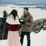 Mount Major, New Hampshire Winter Elopement