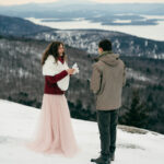 Mount Major, New Hampshire Winter Elopement