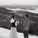 Mount Major, New Hampshire Winter Elopement