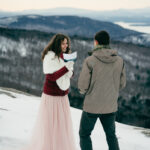 Mount Major, New Hampshire Winter Elopement