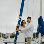 Newport sailing boat photo session