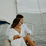 Newport sailing boat photo session