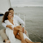 Newport sailing boat photo session