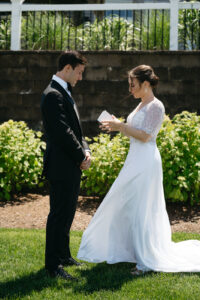 coastal wedding at wychmere beach club in cape cod