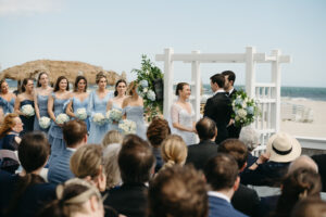 coastal wedding at wychmere beach club in cape cod