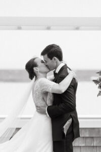 coastal wedding at wychmere beach club in cape cod