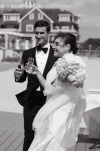 coastal wedding at wychmere beach club in cape cod