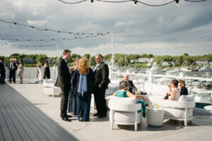 coastal wedding at wychmere beach club in cape cod