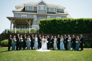 coastal wedding at wychmere beach club in cape cod