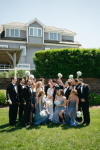 coastal wedding at wychmere beach club in cape cod