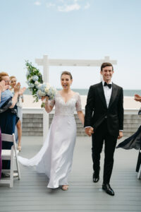 coastal wedding at wychmere beach club in cape cod