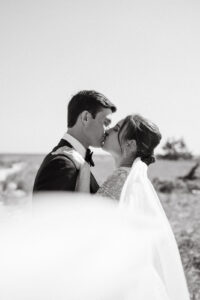 coastal wedding at wychmere beach club in cape cod