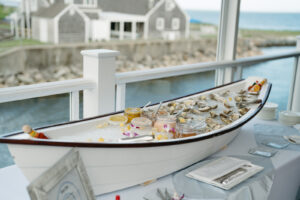 coastal wedding at wychmere beach club in cape cod