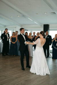 coastal wedding at wychmere beach club in cape cod