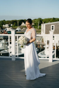 coastal wedding at wychmere beach club in cape cod