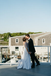 coastal wedding at wychmere beach club in cape cod