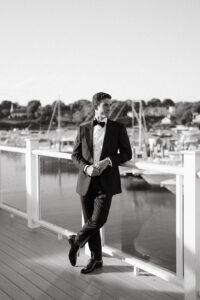 coastal wedding at wychmere beach club in cape cod