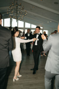coastal wedding at wychmere beach club in cape cod