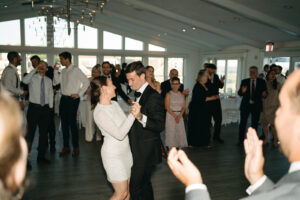 coastal wedding at wychmere beach club in cape cod