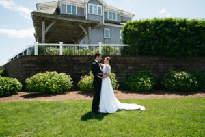 coastal wedding at wychmere beach club in cape cod