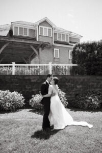 coastal wedding at wychmere beach club in cape cod