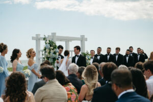 coastal wedding at wychmere beach club in cape cod