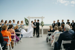 coastal wedding at wychmere beach club in cape cod