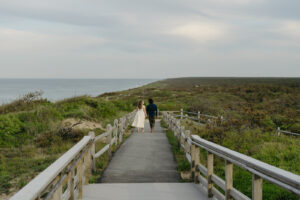 engagement session at Marconi beach in Cape Cod