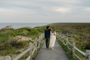 engagement session at Marconi beach in Cape Cod