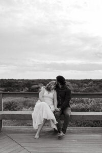 engagement session at Marconi beach in Cape Cod