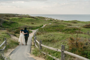 engagement session at Marconi beach in Cape Cod