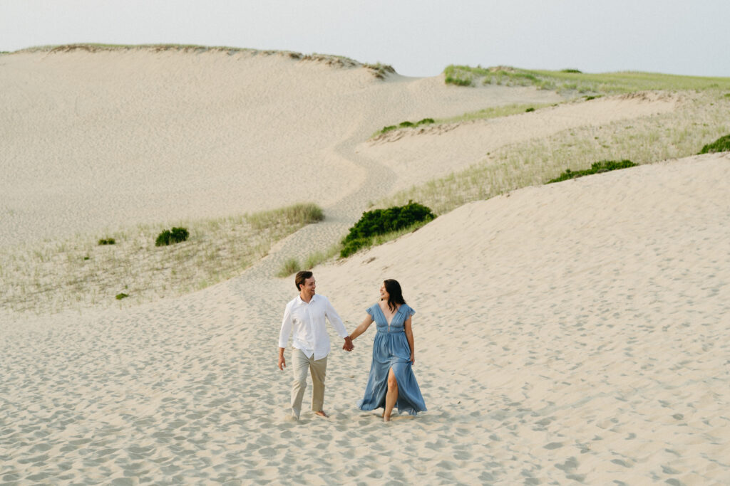 adventure engagement session in Cape Cod