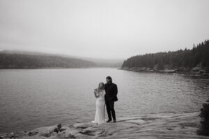 adventure elopement in Acadia National Park, Maine