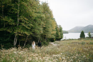 adventure elopement in Acadia National Park, Maine
