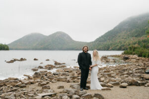 adventure elopement in Acadia National Park, Maine