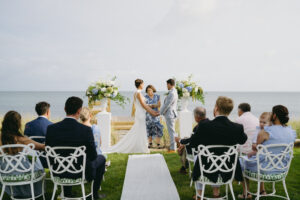 A Cape Cod oceanfront Airbnb wedding