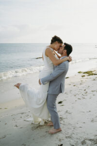 A Cape Cod oceanfront Airbnb wedding