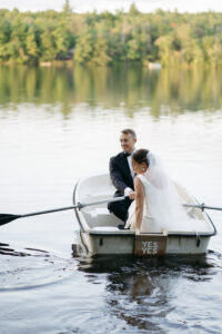 New Hampshire boat wedding photos