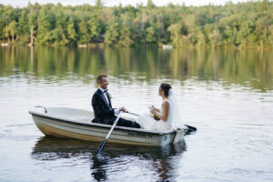 New Hampshire boat wedding photos