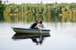 New Hampshire boat wedding photos